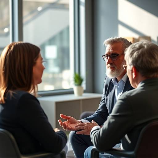 Een coach die constructieve feedback geeft aan een kandidaat